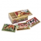 Продукт Melissa and Doug 4 в 1 Животни от фермата - Дървен пъзел  - 4 - BG Hlapeta